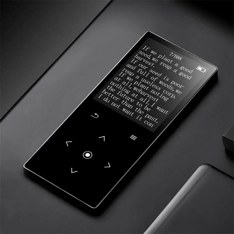 MP4 плеер с Bluetooth 16 Гб сенсорная кнопка HiFi музыкальный плеер без потерь 1,8 дюймов TFT экран Встроенный динамик MP4 аудио плеер