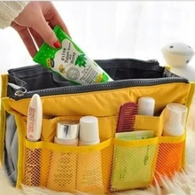 Нейлоновая многофункциональная сумка-Органайзер для макияжа женские косметички сумка для путешествий, карманы клатч для хранения