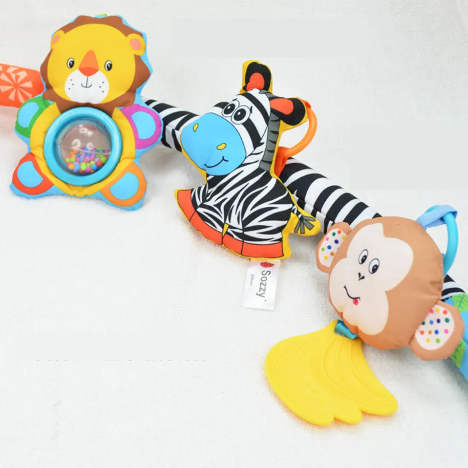 80 CM Babies Musical Mobile for Crib Plush Toys Arc on The Bed Toddlers Rattle Newborn Baby Boy Girl Toy for Stroller 0-12 Month