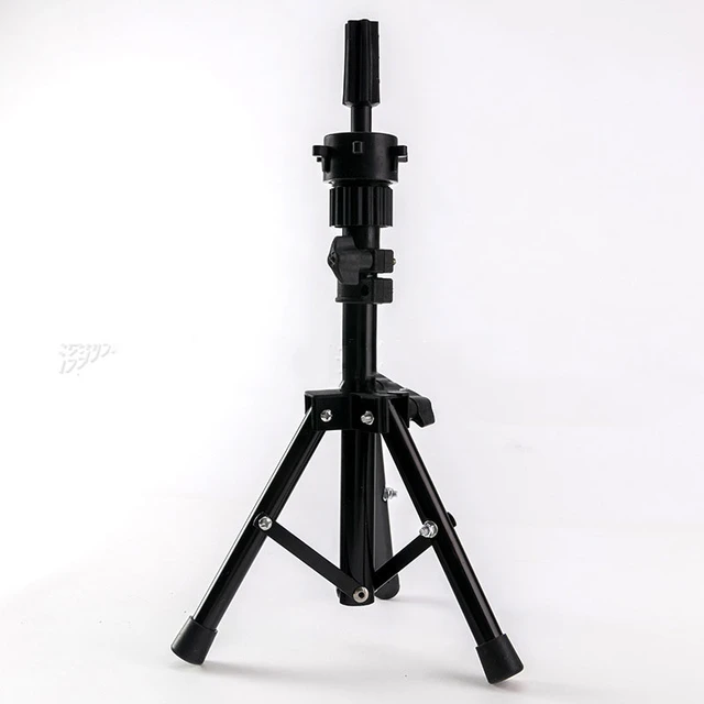 Adjustable Tripod Stand Holder Mannequin Head Tripod Hairdressing Training  Head Holder Hair Wig Stand Tool - AliExpress