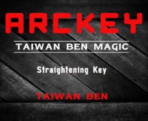 

ArcKey Straightening Key by Taiwan Ben - Mentalism Magic Tricks Illusions Stage Close up Fun Gimmick Magician Toys