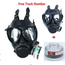 Nova Pintura Spray Militar Do Exército Soviético de Silicone máscara De Gás Químico Respirador com filtro 40mm