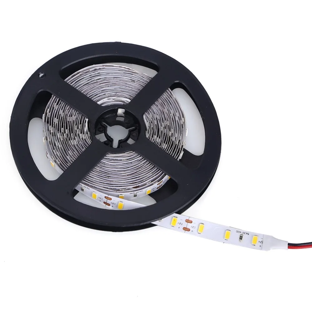 DC 12 В 5 М 300 Светодиодов Не Водонепроницаемый Один Цвет RGB LED газа 5630 SMD 3528 Гибкие