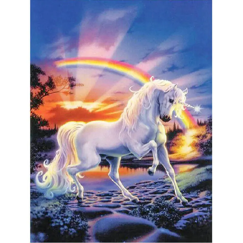 Aliexpress.com : Buy 5D Diamond Painting Rainbow Unicorn picture Room