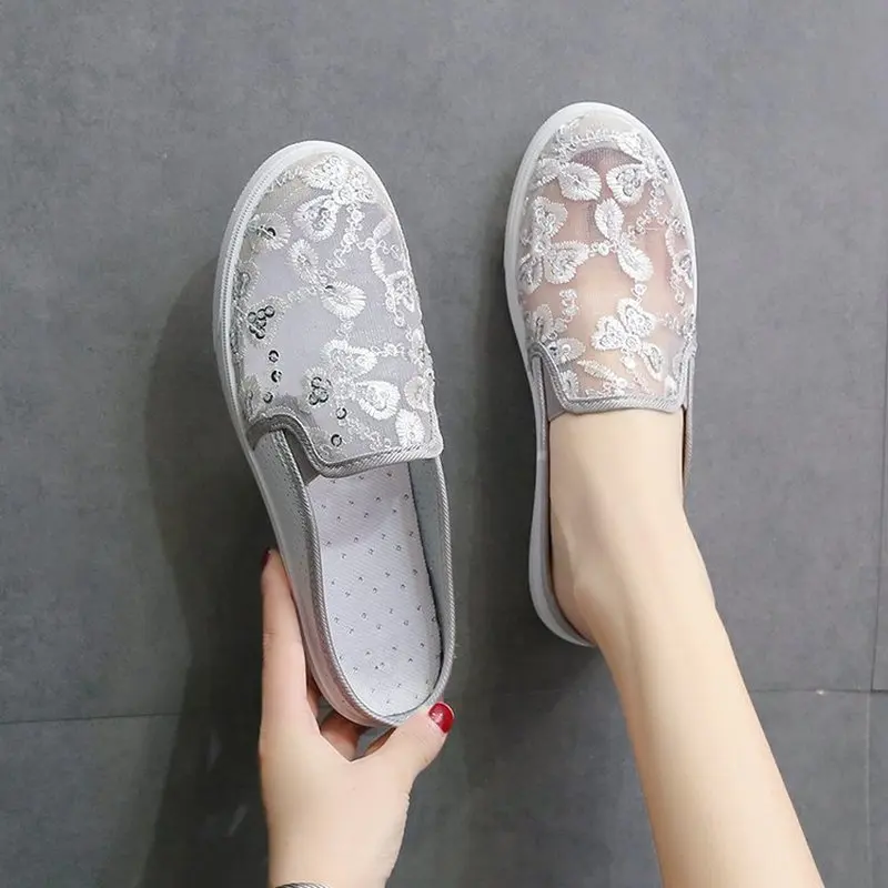 

spring Summer Woman Zapatos Mujer Walking Shoes slip on light weight shoes sneakers lady women walking shoes