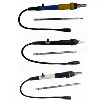 

White Light T12 Soldering Station Adjustable Temperature Electric Soldering Iron DIY Voltage DC12V-24V Powered Soldering