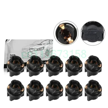 

10pcs T5 Twist Socket For Instrument Panel Cluster Plug Lamp Dash Light Bulb 58 70 73 74