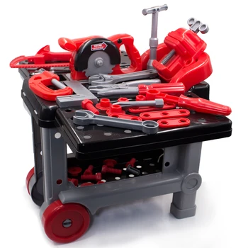 

Children's Repair Toolbox Toy Set Home Engineering Workbench Repair Tools Simulation Screwdriver Pliers Pretend Play Toys
