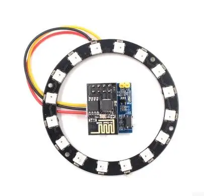 

ESP8266 ESP-01 ESP-01S WS2812 RGB LED Controller Module WS2812 Light Ring Smart Electronic DIY
