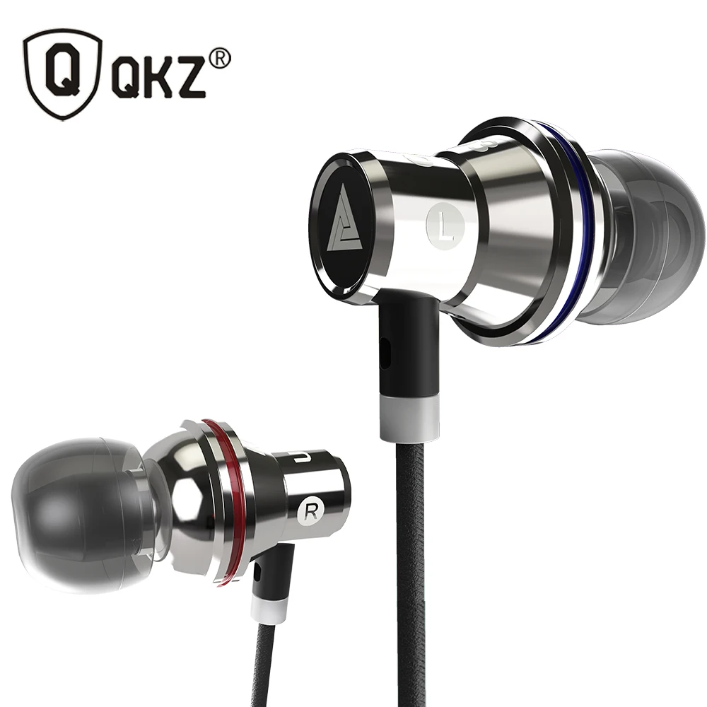 

Genuine QKZ KD3 UFO Earphones Hi-Res Audio Wired Earphone Stereo Bass Sound Headset Metal In-Ear Earphone With Mic 3.5mm Jack