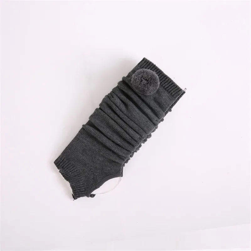 Осень/зима женские зимние утепленные носки для йоги теплые носки для пилатеса гетры