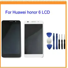 100% Tested New LCD For Huawei Honor 6 LCD Display With Touch Screen Digitizer Assembly for H60-L02 H60-L12 H60-L04 + Tools