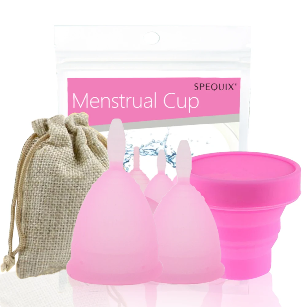 Buy 2 PCS Women's Menstrual Cup (Large & Small) & 1