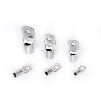 

10Pcs Copper Tube Terminal Rings Cable Lug JG70-8, 70mm2 Wire ,8mm Hole,