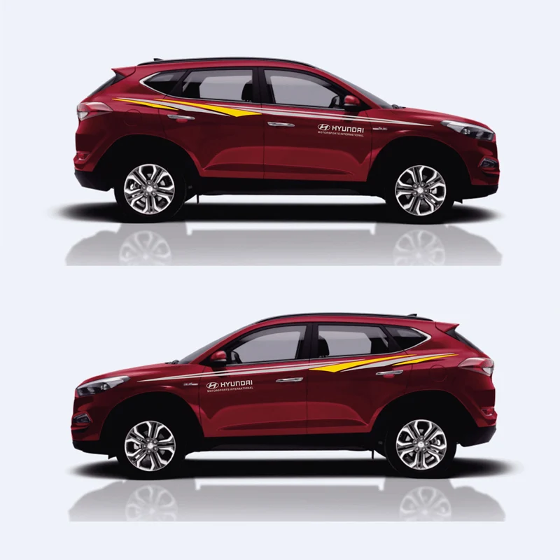 Стайлинг автомобиля TAIYAO стикер для Hyundai SANTAFE IX35 Tucson Mark Levinson автомобильные