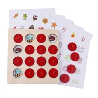 Kids Wooden memory chess children 3-6 years old brain development memory training game wooden toys 2