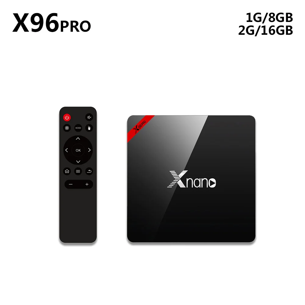 

X96 Pro TV Amlogic S905X Quad Core Set Top Box / Android 6.0 OS Bluetooth 4.0 4K Media player