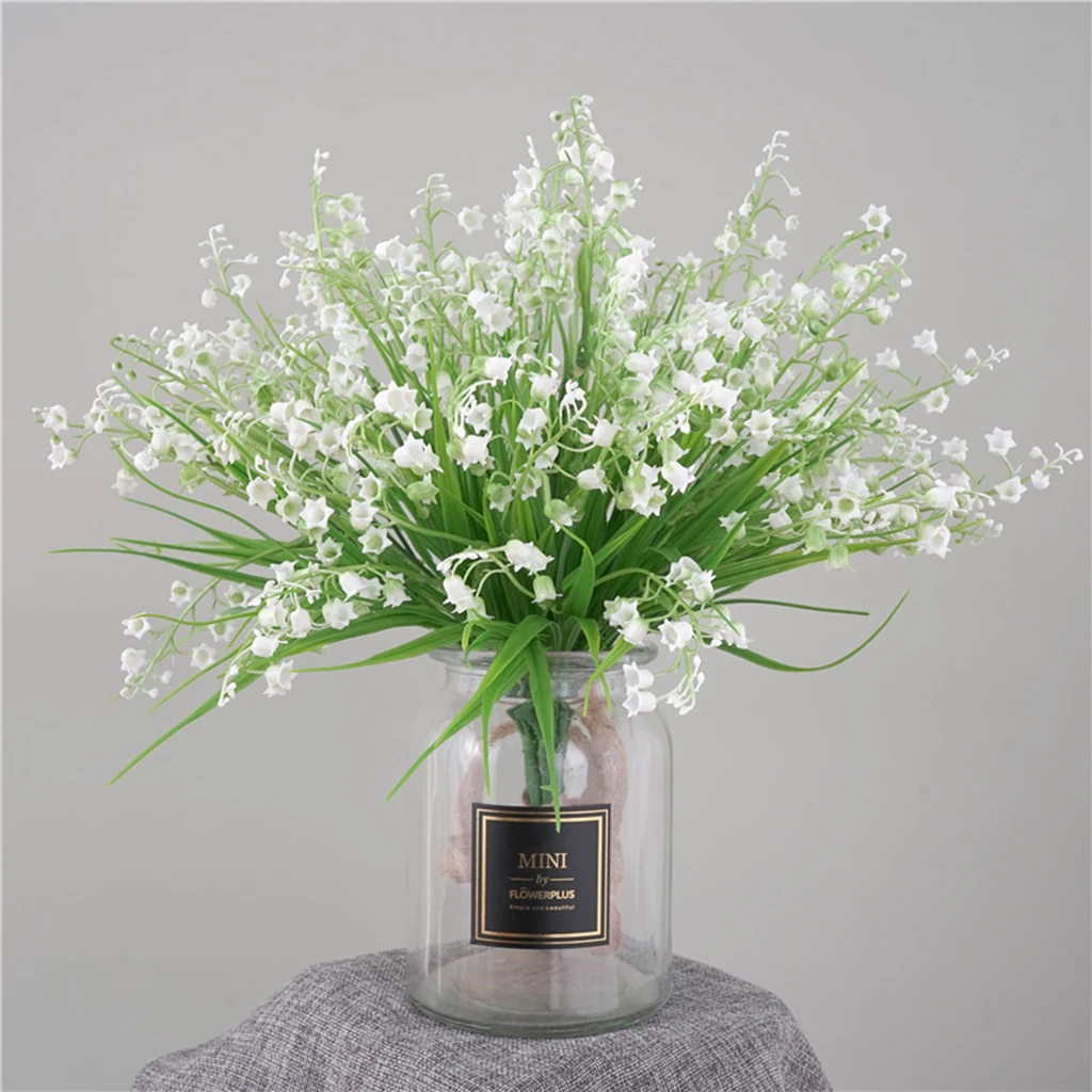 Indoor Outdoor Artificial Flowers Orchid Fake Plants for Office Living Home Desktop Garden Decoration Party Supplies