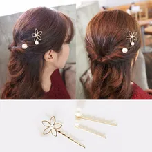 Жемчужный Цветок Заколка-заколка из трех частей простой Жемчужный Цветок слово заколка заколки-клипсы для волос аксессуары для волос Макияж гаджет 50