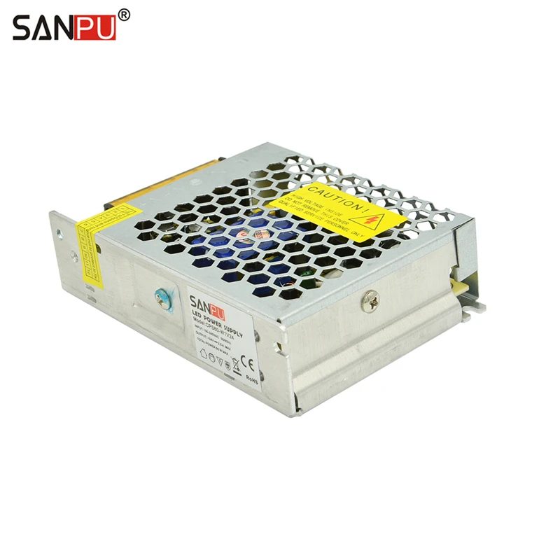 SANPU SMPS тонкий 24VDC источник питания 60 Вт 24 В Трансформатор AC DC Вольт Светодиодный