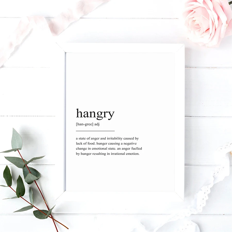 Hangry художественная работа с цитатами холст живопись кухня столовая настенная