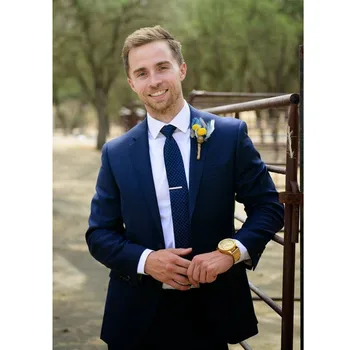 

Custom Made New Bespoke Men Wedding Groom Tuxedos Groomsmen Best Man Suit Formal Party Suit Men Suits (Jacket+Pants) Z611