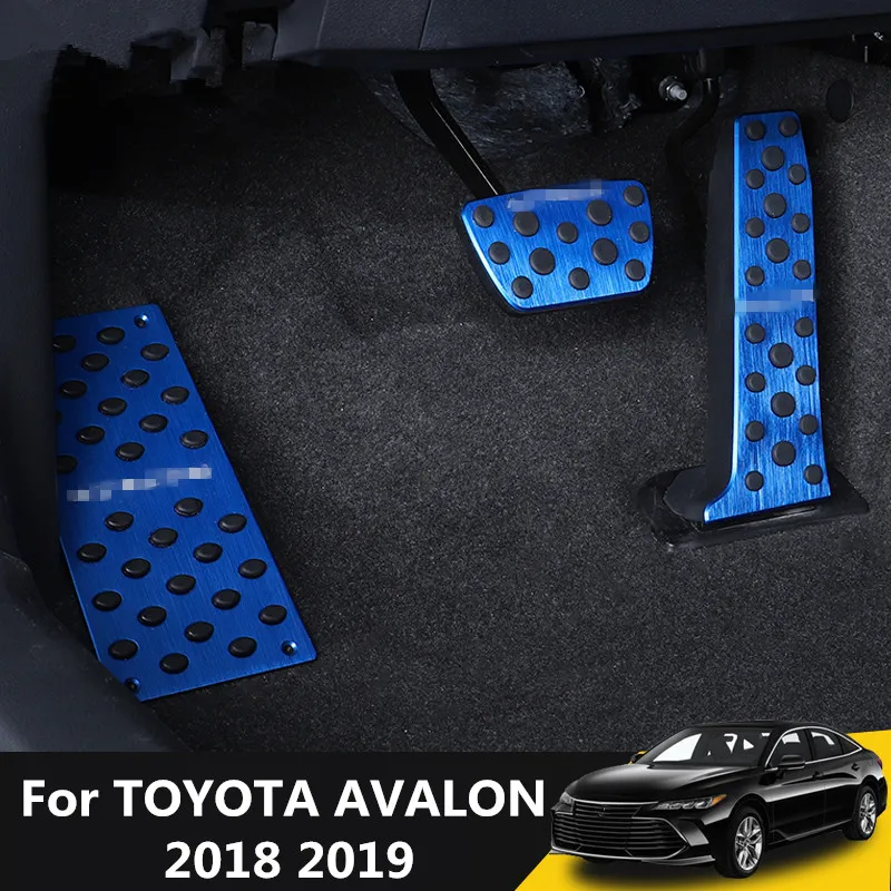 

For TOYOTA AVALON 2018 2019 Aluminum alloy car Non-slip rest pedal brake pedal accelerator pedal Safety slip Car supplies