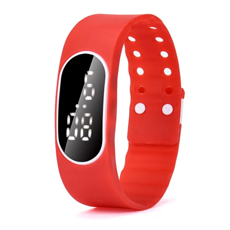 Дизайн мужские женские резиновые синий светодиодный часы Дата спортивный браслет цифровые наручные часы 327 - Цвет: I