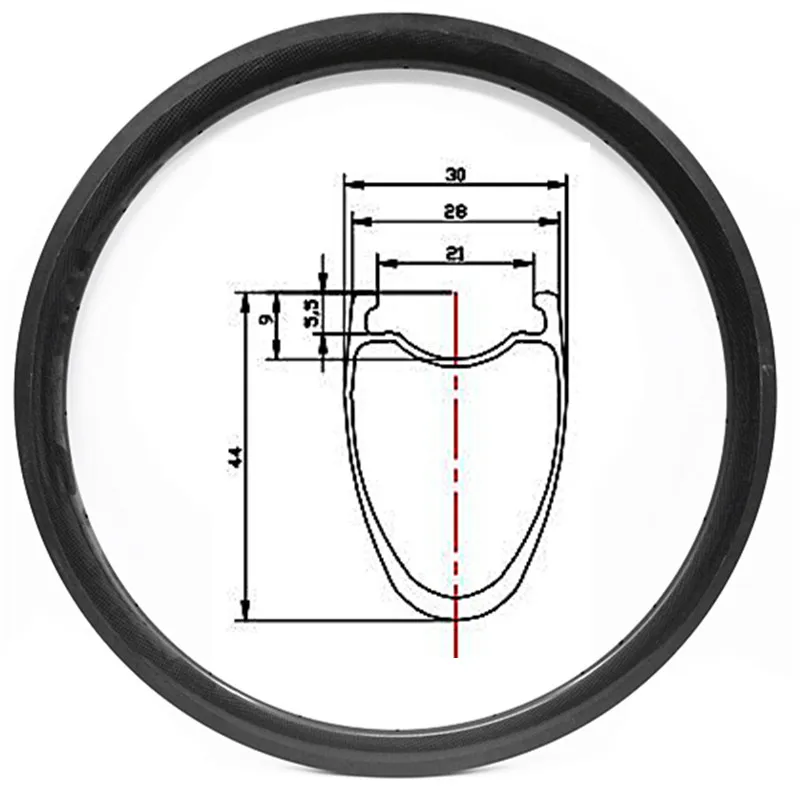 Диск дорожный диск carbone rim 440g дорожный диск бескамерные колеса Лента обод колеса 28 лента бескамерная дорожная велосипед диски 700C 44x28 мм клинчер