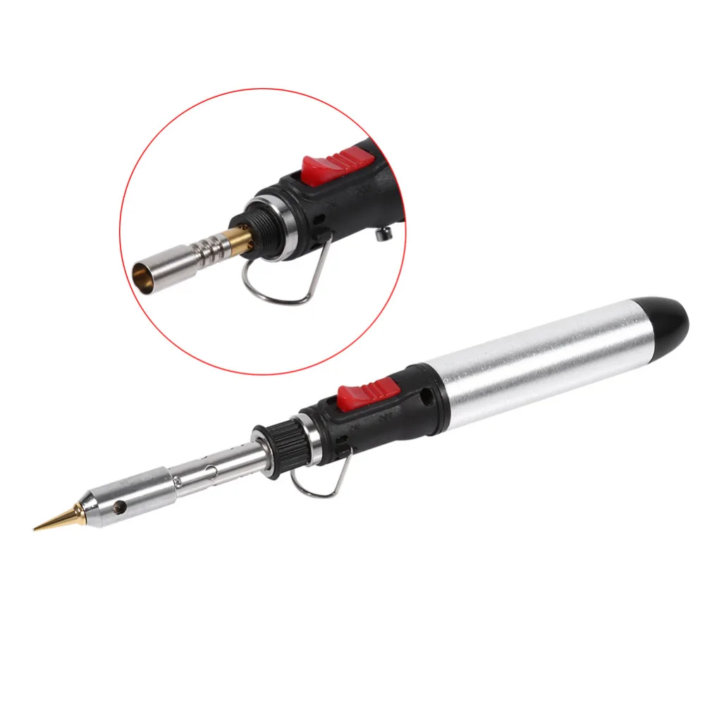 Temperature Adjustable Torch Tool 4 in 1 Wireless Butane Gas Soldering Iron Kit