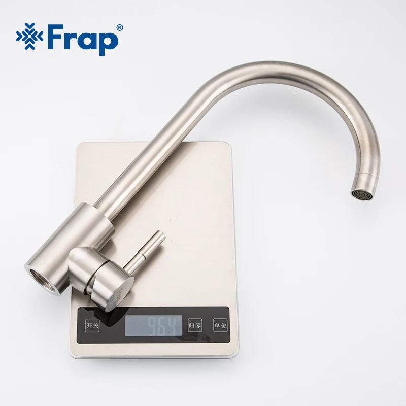 Frap Stainless Steel Kitchen Faucet Hot & Cold Water 360 Rotate Oatmeal Mixer Faucet for Kitchen Torneira Cozinha Y40107/-1 Frap Stainless Steel Kitchen Faucet Hot & Cold Water 360 Rotate Oatmeal Mixer Faucet for Kitchen Torneira Cozinha Y40107/-1