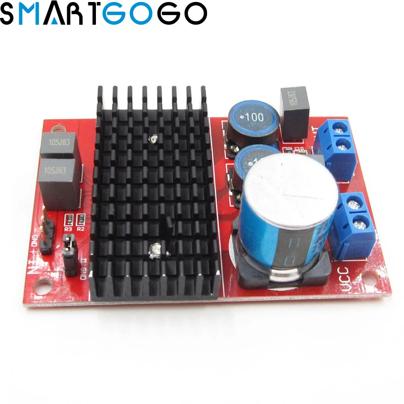 

DC 12V-24V TPA3116 Mono Channel Digital Power Audio module Amplifier Board BTL Out 100W 75mm X50mm Electric Modules