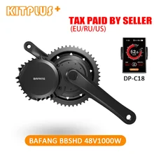 Bafang BBSHD BBS03 8fun 48V 1000W мотор, фара для электровелосипеда в Bafang середине приводной двигатель 68 мм/100 мм/120 мм комплект для переоборудования электрического велосипеда