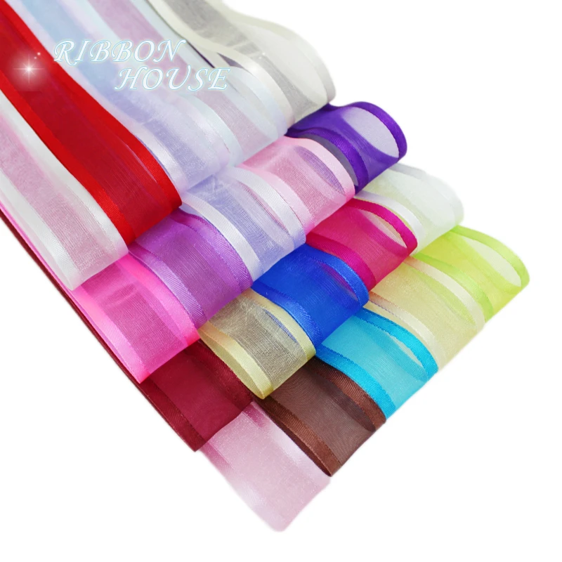 20mm Broadside organza ribbons wholesale gift wrapping decoration