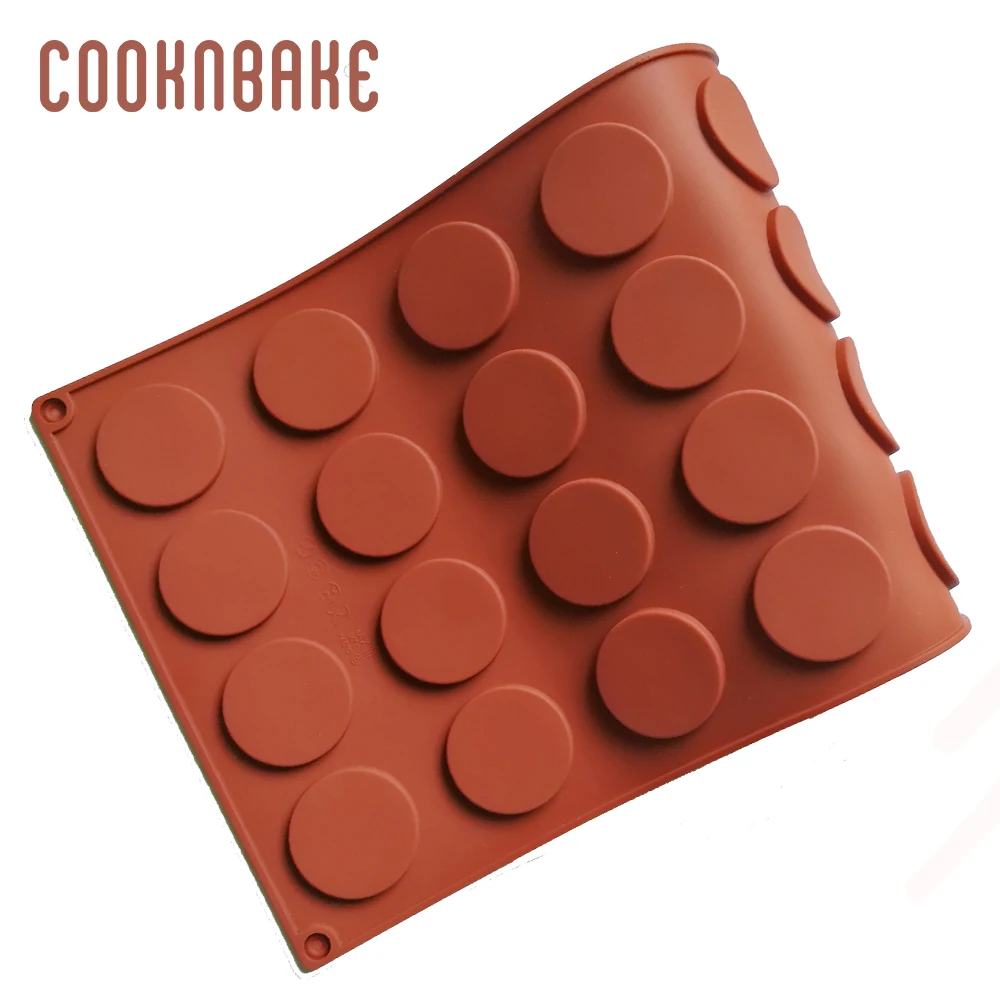 COOKNBAKE силиконовые формы для печенья, печенья, круглые формы для печенья, печенье макарон, инструмент для выпечки конфет, шоколада, льда, формы для выпечки, формы для выпечки, 24 Отверстия