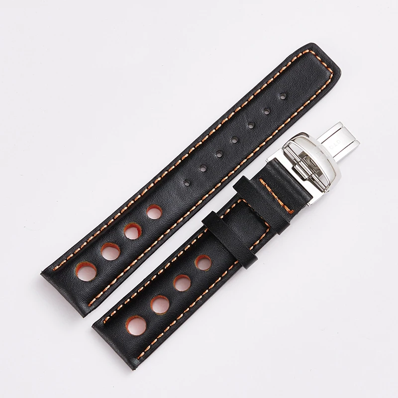Ремешок кожаный для часов Tissot Sports Racing Series PRS516 1853 T91 20 мм|Ремешки часов| |