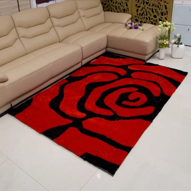 Thicken Sofa Living Room Tea Table Carpet Modern Style Bedroom Bedside Floor Mat Rugs 1.2*1.7 1.4*2m Large Size Mats WC Bath Pad | Дом и сад