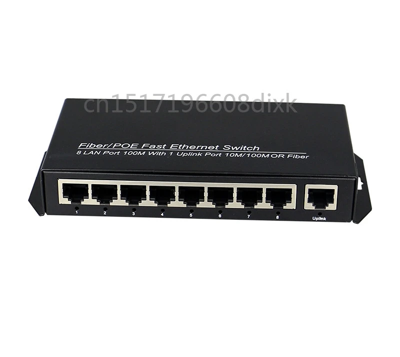 

poe 8 port switch AP RJ45 Uplink POE Switch Network of compatible network cameras and wireless AP power IEEE 802.3af(15.4W)
