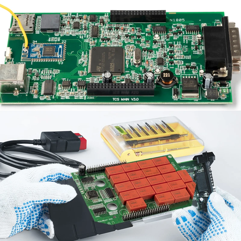 TCS pro Bluetooth 2015.R3 keygen/2016.R1 активирует V3.0 NEC 9241A obd2 сканер автомобильный