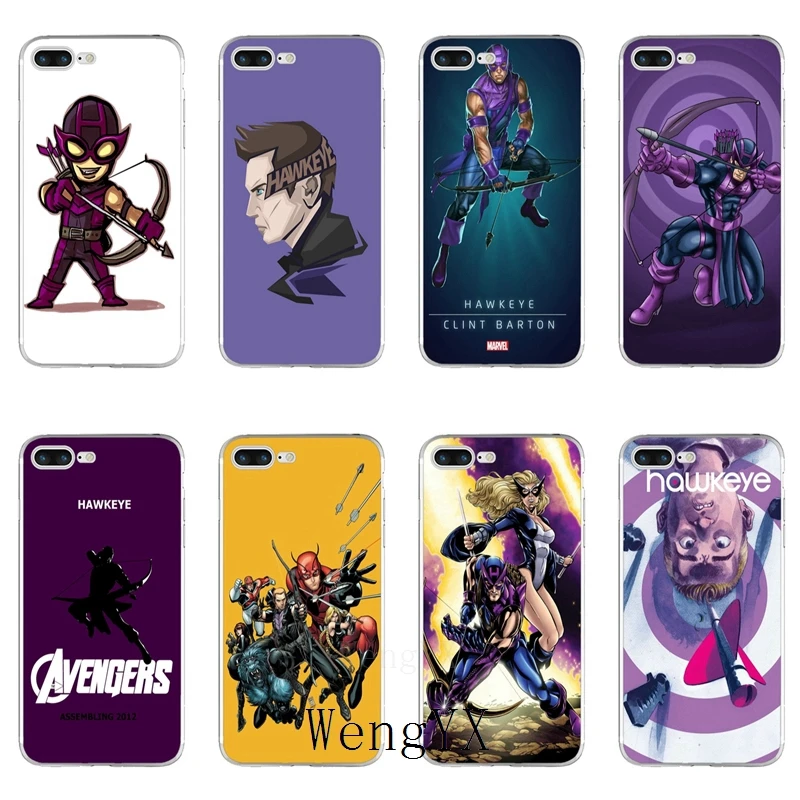 

Marvel Hawkeye In The Avengers Slim silicone TPU Soft phone case For Huawei P7 P8 P9 P10 P20 pro Lite plus P Smart Mini 2017