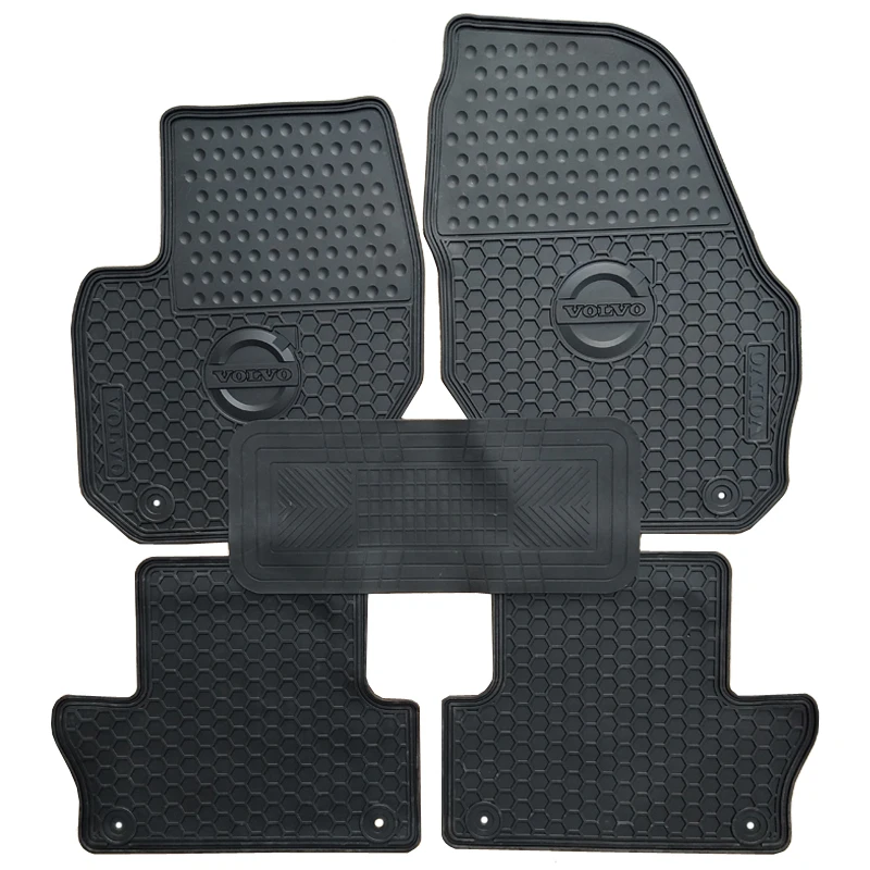Custom No Odor Carpets Waterproof Rubber Car Floor Mats for Volvo XC60