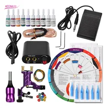 Ротационная татуировочная машина, ротационная татуировочная машина, профессиональный набор, набор татуировок, набор ротационных тату
