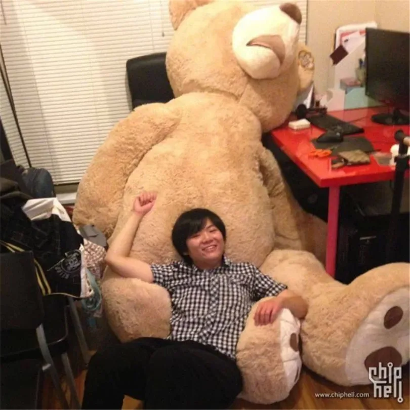 

2.6 Meters Large bear Giant Teddy Bear plush toy birthday gift soft stuffed plush super big bear for gift High Quality
