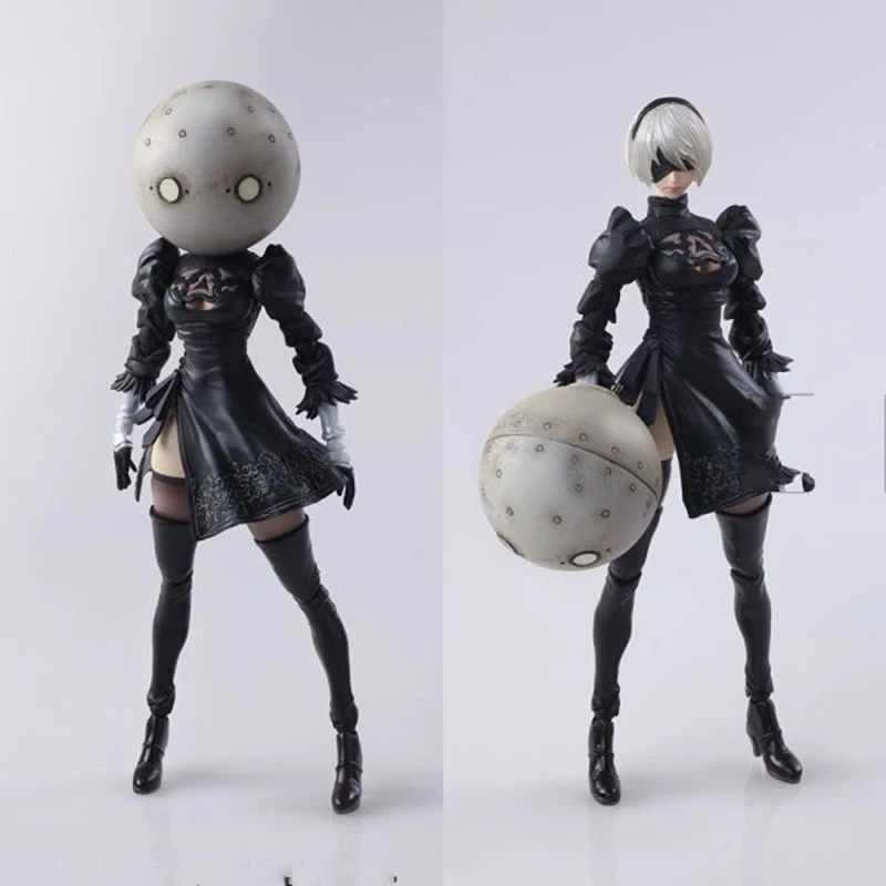 2 Type NieR Automata YoRHa No. 9 Type S No. 2 Type B 2B Action Figure Doll Model Toy Christmas Gift (7)