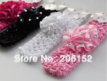

12pcs Good Quality Flower Headband Head wear Girls Topknot Wholesale Hair band Hair Accessories Hairband