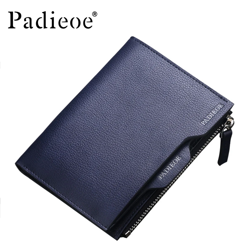 

New Arrive Men's Leather Wallet with Coin High Quality Brand Short Purse Men Card Wallet Carteira Masculina Couro PB11