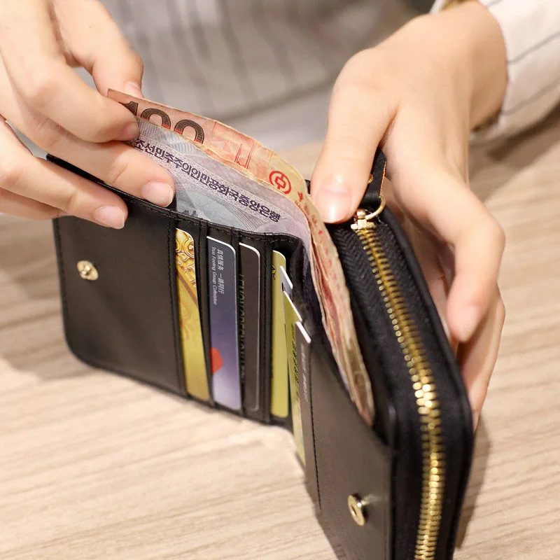 Women Short Wallets PU Leather Female Plaid Purses Nubuck Card Holder Wallet Fashion Woman Small Zipper Wallet With Coin Purse Women Short Wallets PU Leather Female Plaid Purses Nubuck Card Holder Wallet Fashion Woman Small Zipper Wallet With Coin Purse