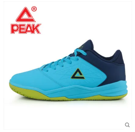 Пик Баскетбольная обувь мужская обувь г. новая обувь низкие ботинки Студенческая летняя спортивная обувь - Цвет: Небесно-голубой
