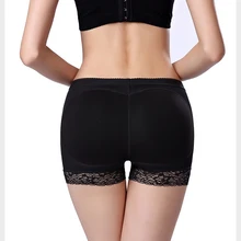 Сетчатое женское нижнее белье, Корректирующее белье, Корректирующее белье для ягодиц, мягкая майка облегающая бесшовные трусики, женские трусики-шортики черного цвета