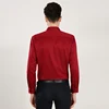 Men's Bamboo Fiber Solid Dress Shirts Long Sleeve Regular-fit Elastic Soft Wrinkle Resistant Easy Care Basic Design Formal Shirt ► Photo 3/6